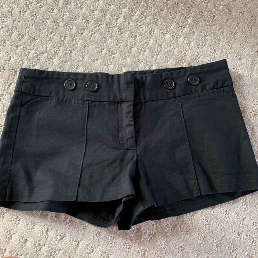 Aqua black shorts